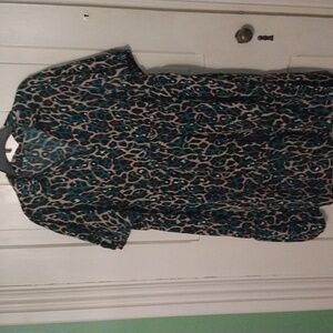 New (without tags) Leopard Dress